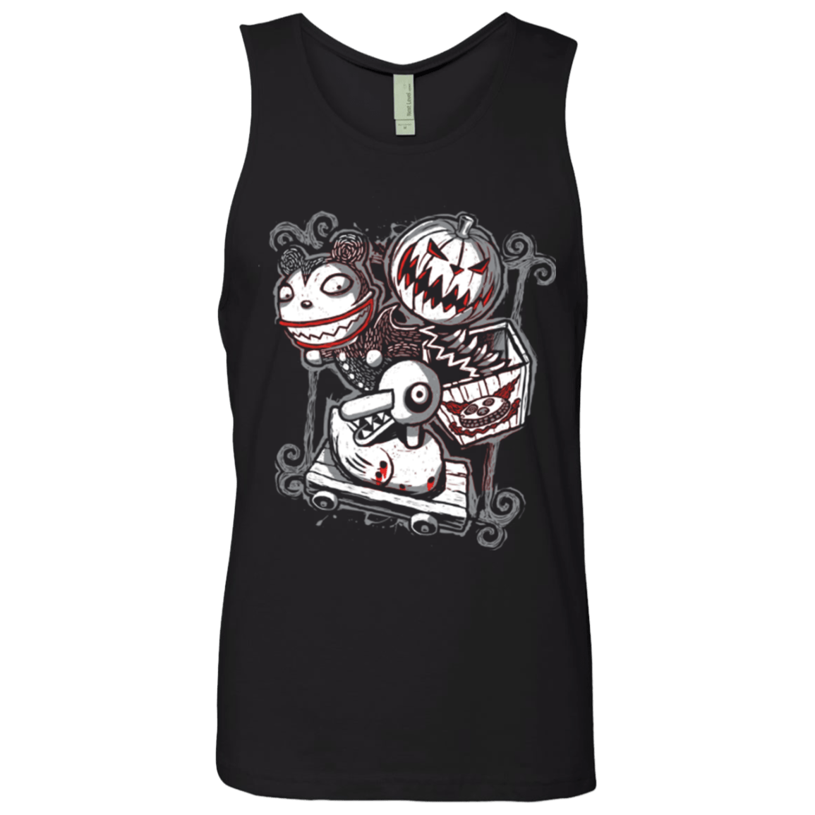 T-Shirts Black / Small Scary Toys Men's Premium Tank Top