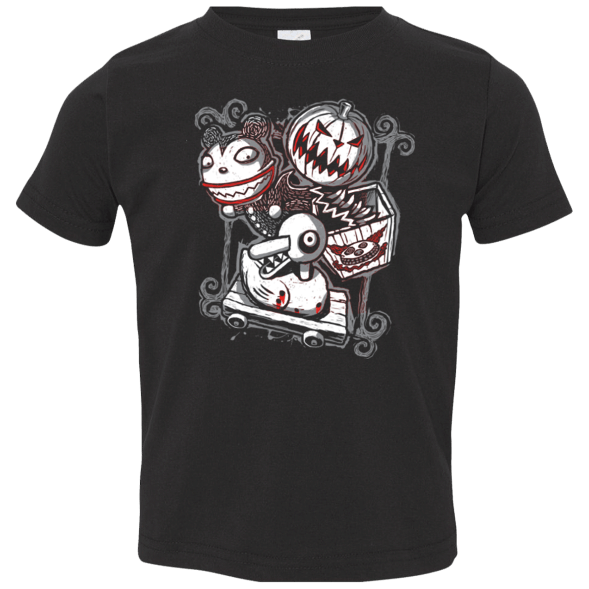 T-Shirts Black / 2T Scary Toys Toddler Premium T-Shirt