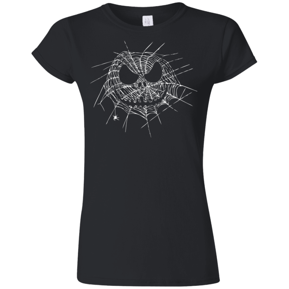 T-Shirts Black / S Scary Web Junior Slimmer-Fit T-Shirt