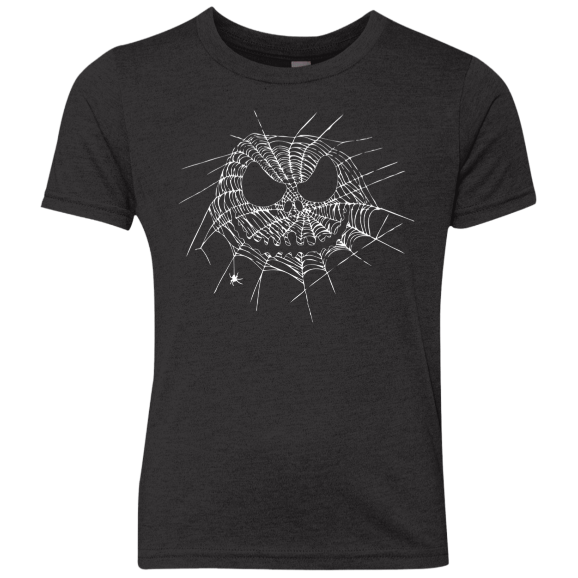 T-Shirts Vintage Black / YXS Scary Web Youth Triblend T-Shirt