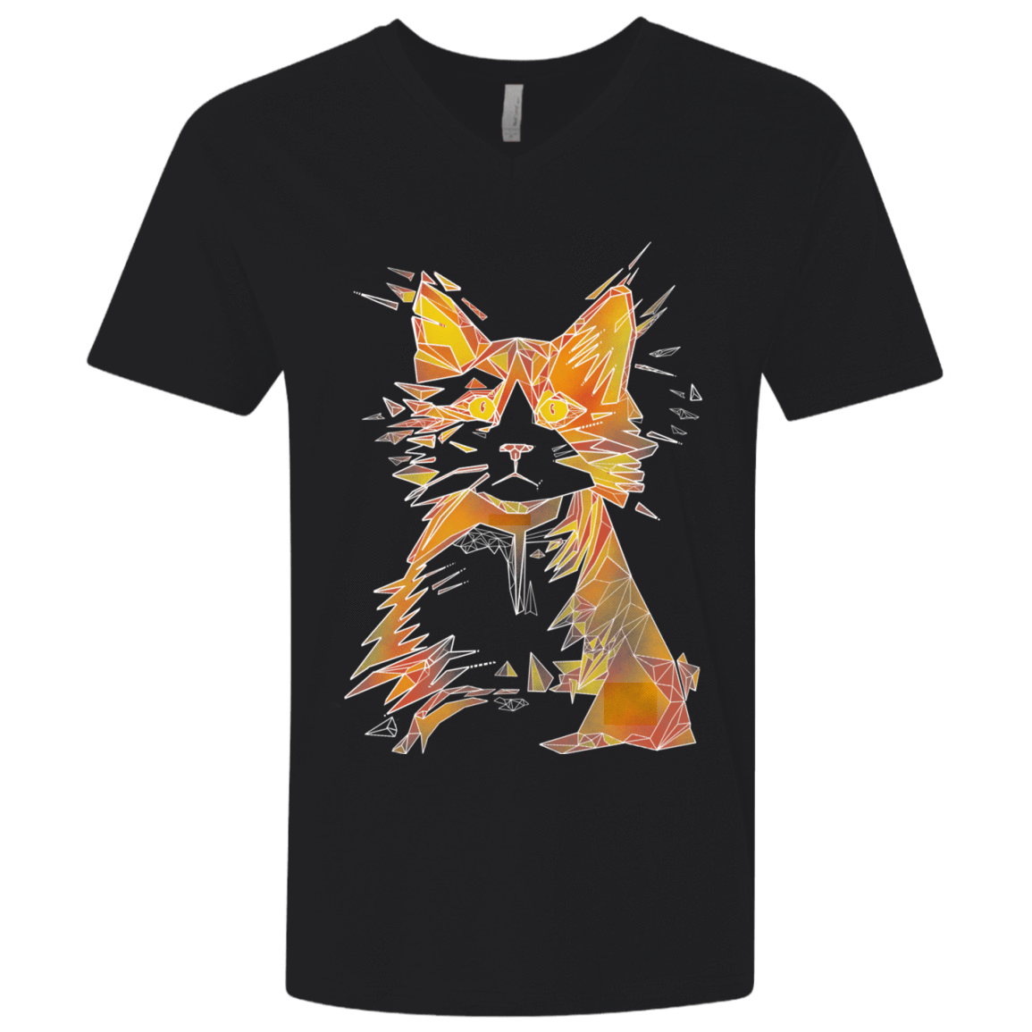 T-Shirts Black / X-Small Scattered Men's Premium V-Neck