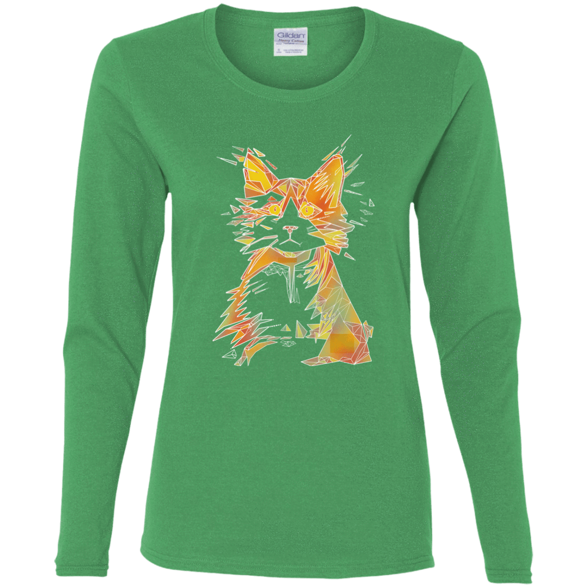 T-Shirts Irish Green / S Scattered Women's Long Sleeve T-Shirt