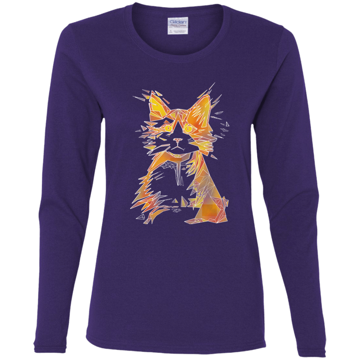T-Shirts Purple / S Scattered Women's Long Sleeve T-Shirt