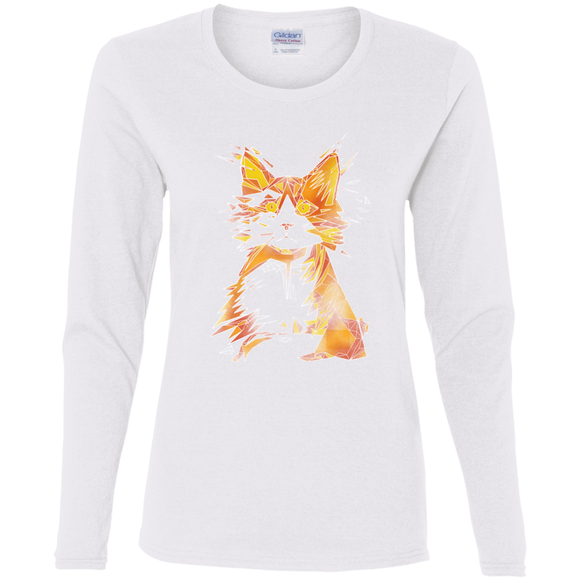 T-Shirts White / S Scattered Women's Long Sleeve T-Shirt