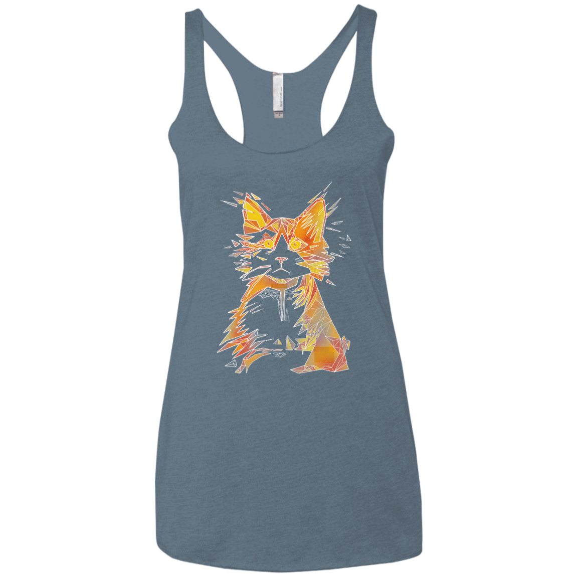Scattered Women's Triblend Racerback Tank