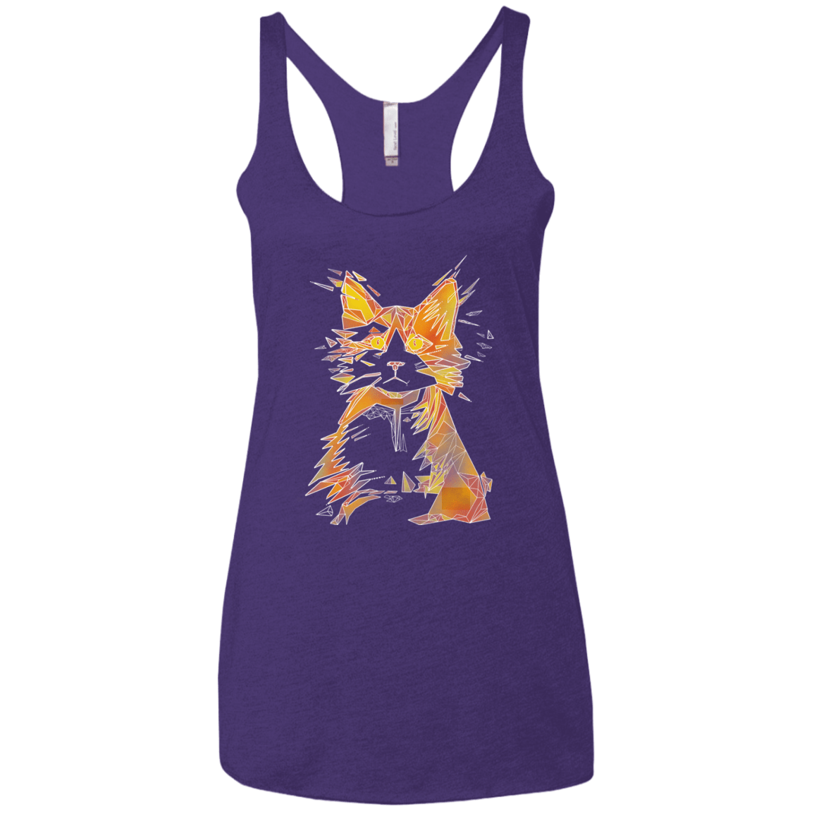 Scattered Women's Triblend Racerback Tank
