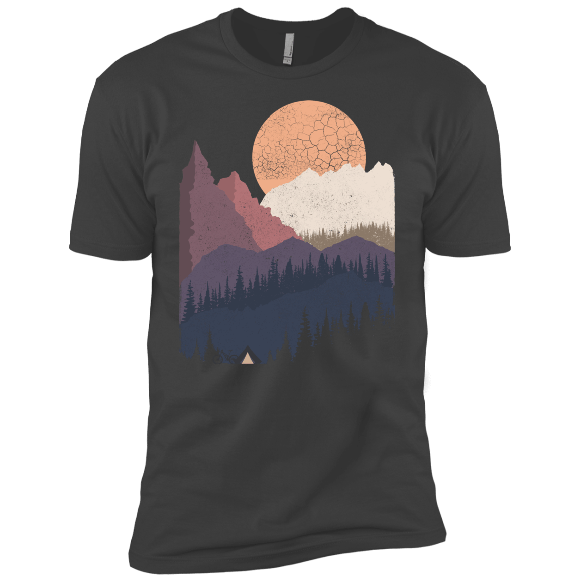 Scenic Camping Boys Premium T-Shirt