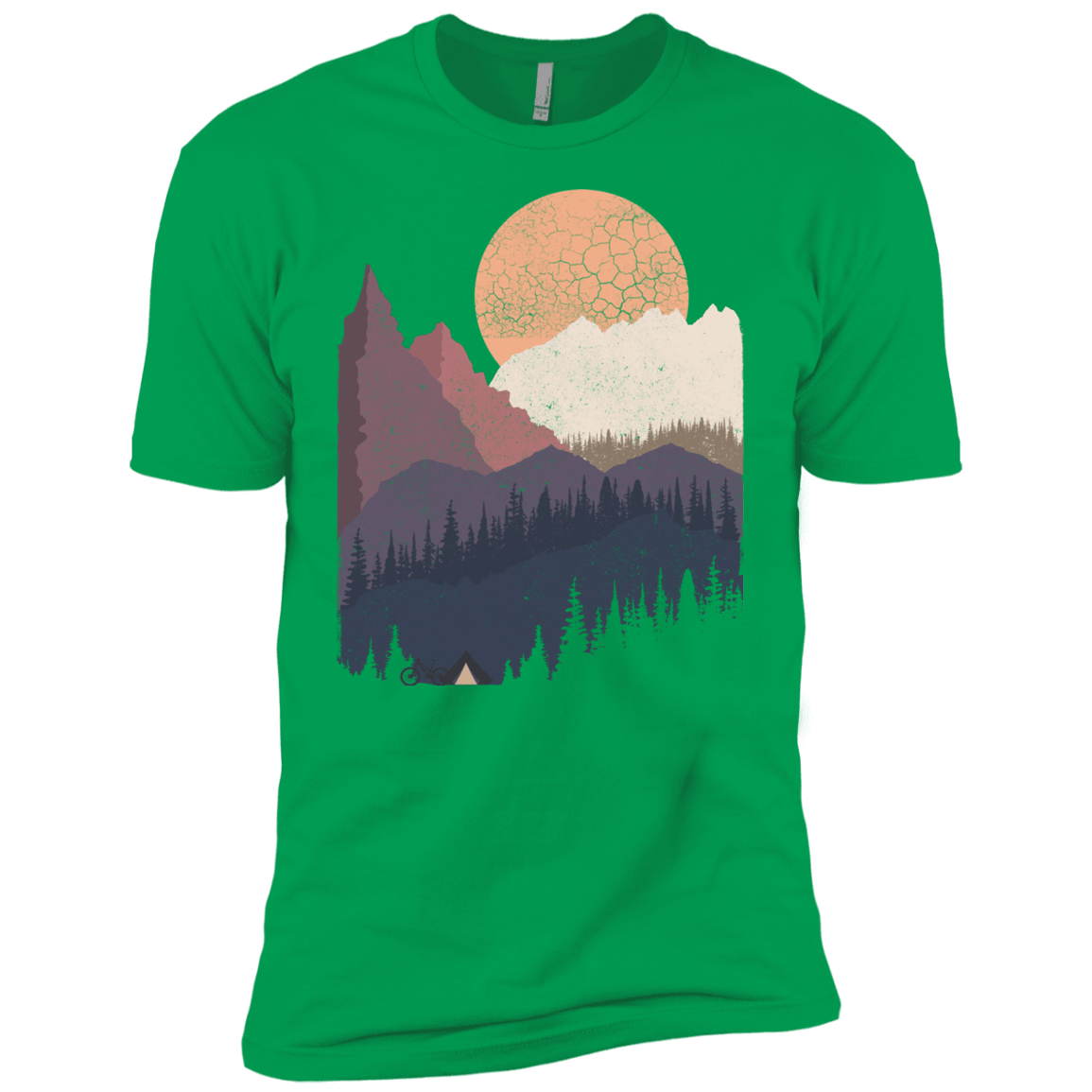 Scenic Camping Boys Premium T-Shirt