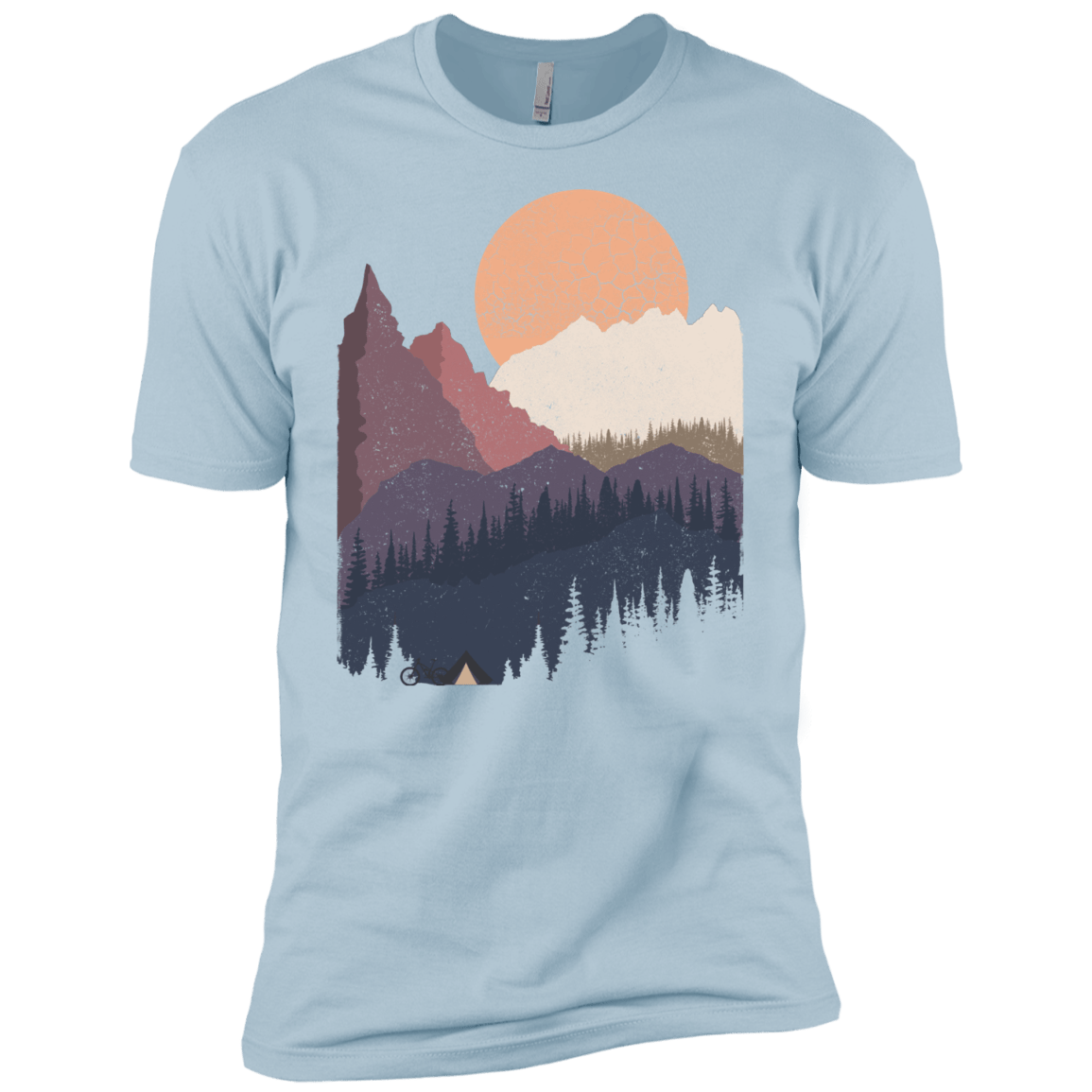 Scenic Camping Boys Premium T-Shirt