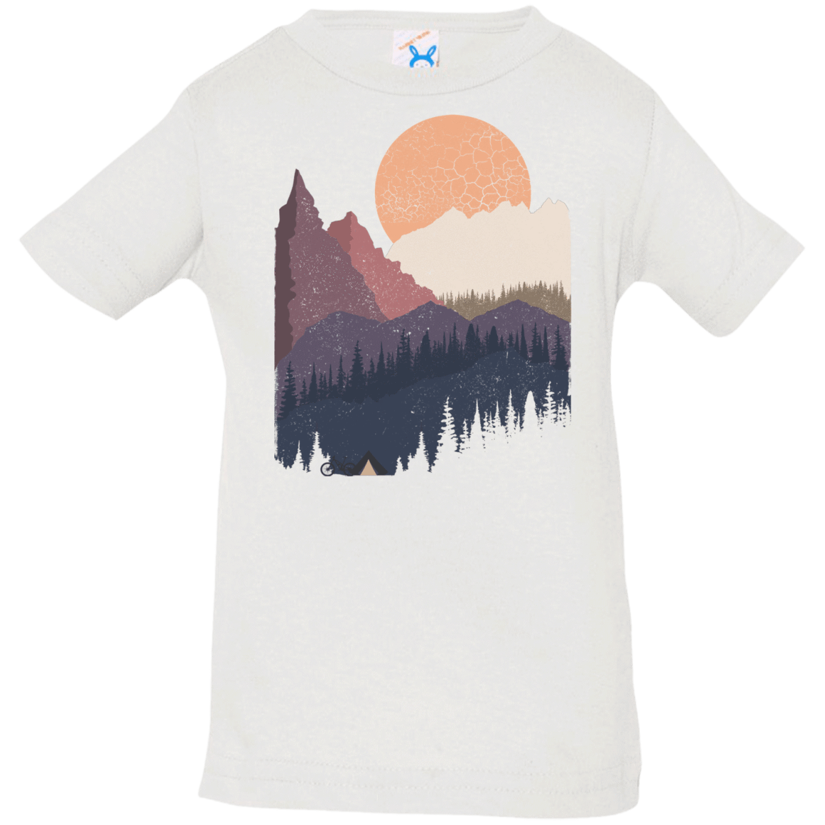 T-Shirts White / 6 Months Scenic Camping Infant Premium T-Shirt