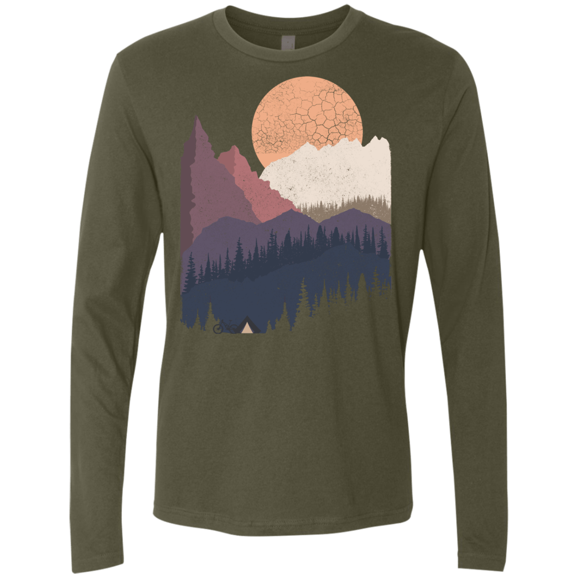Scenic Camping Men's Premium Long Sleeve