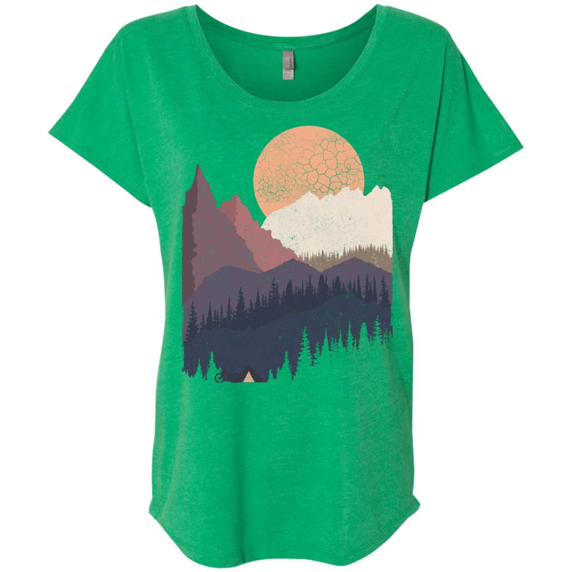 Scenic Camping Triblend Dolman Sleeve