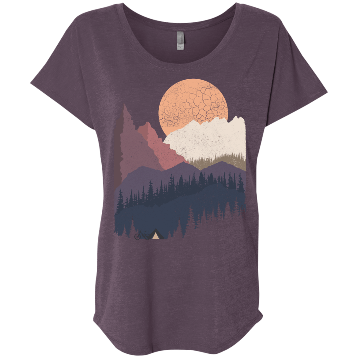 Scenic Camping Triblend Dolman Sleeve