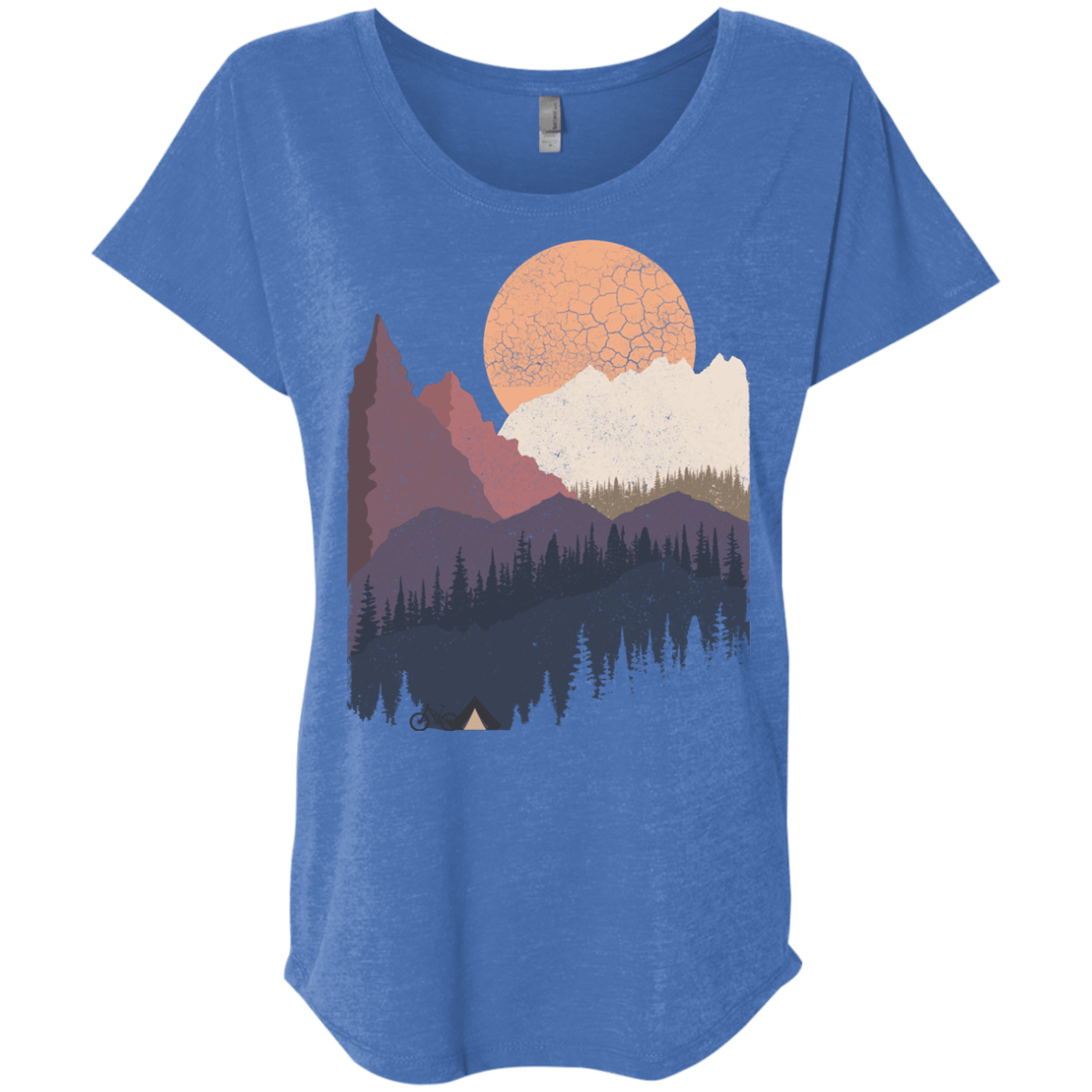 Scenic Camping Triblend Dolman Sleeve