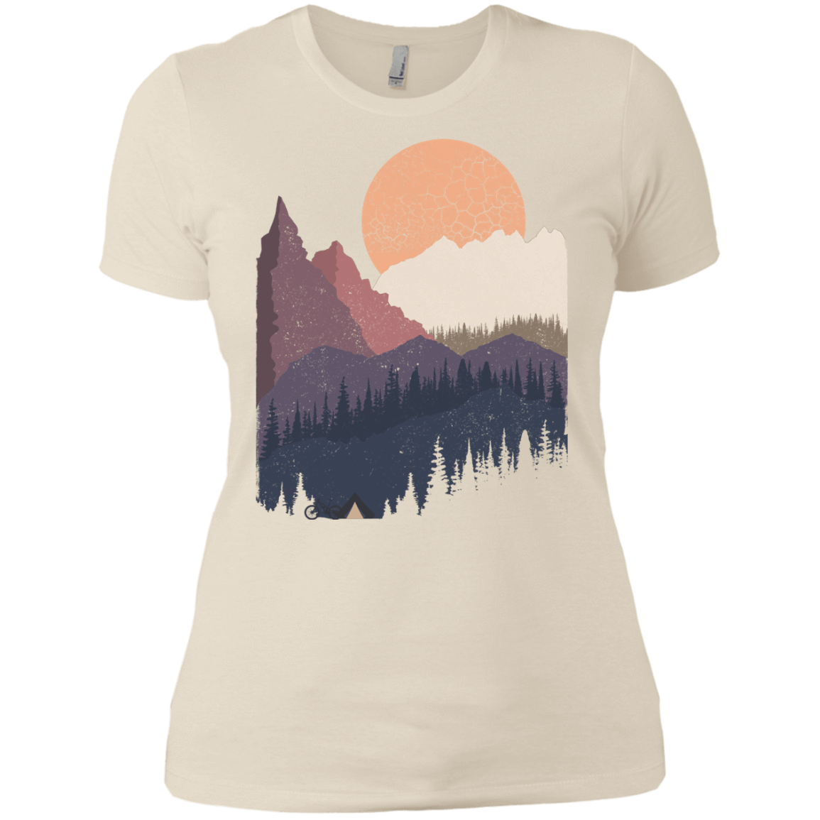 T-Shirts Ivory/ / X-Small Scenic Camping Women's Premium T-Shirt