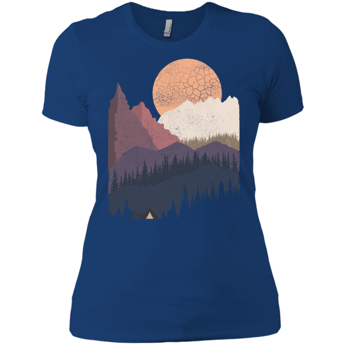 T-Shirts Royal / X-Small Scenic Camping Women's Premium T-Shirt