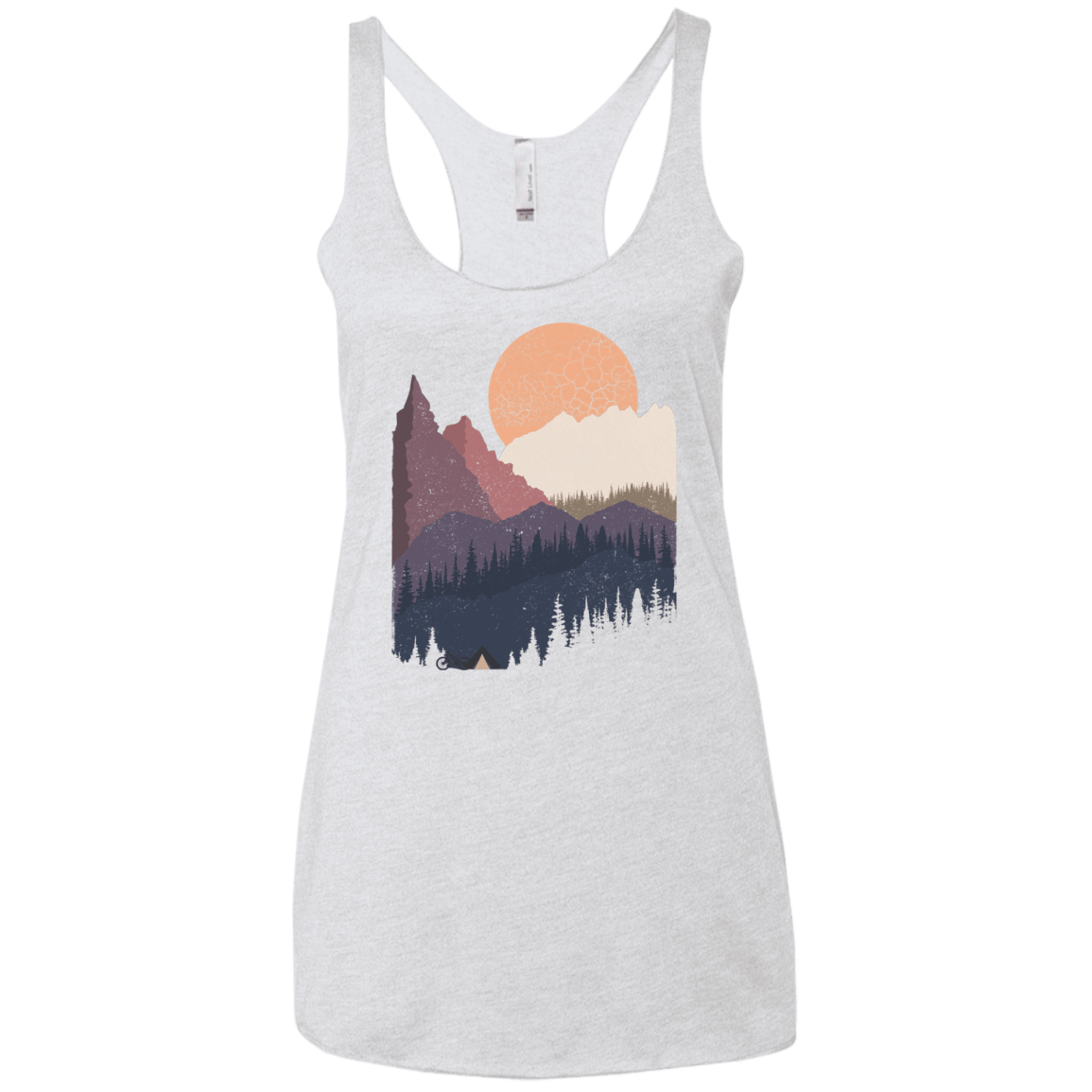Scenic Camping Women's Triblend Racerback Tank