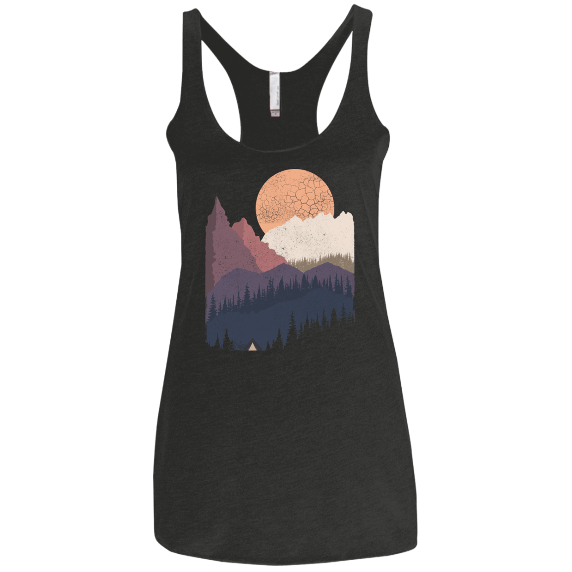 Scenic Camping Women's Triblend Racerback Tank