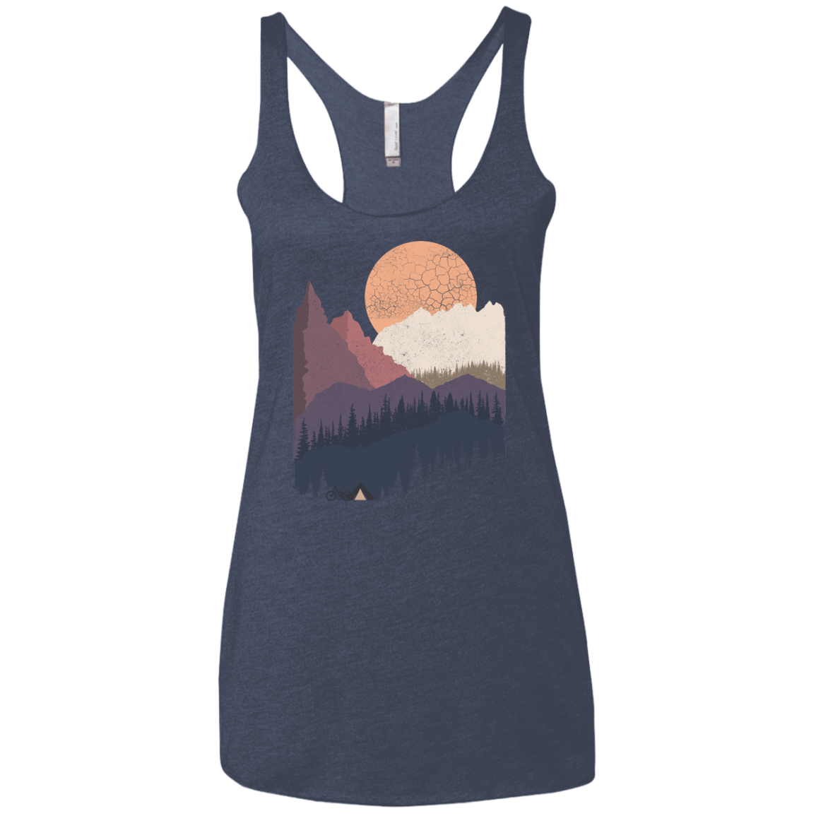 Scenic Camping Women's Triblend Racerback Tank