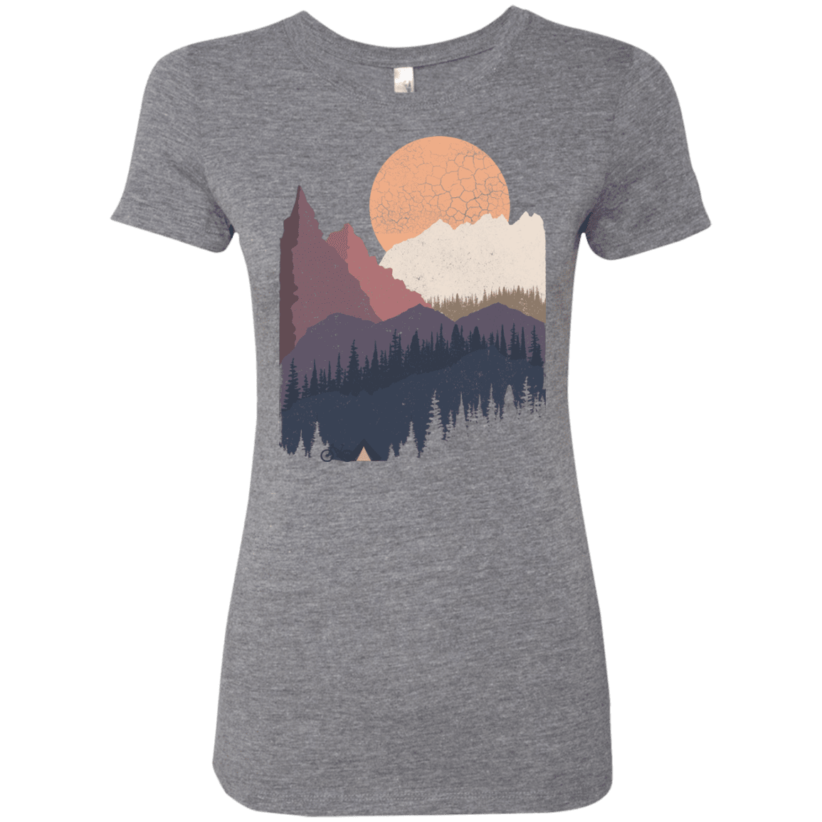 T-Shirts Premium Heather / S Scenic Camping Women's Triblend T-Shirt