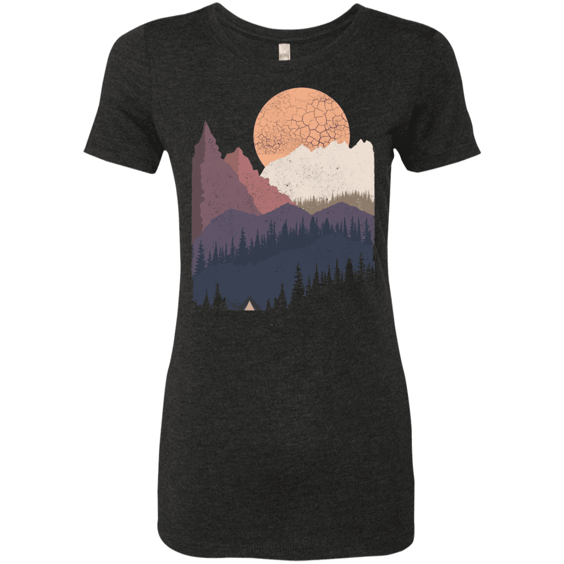 T-Shirts Vintage Black / S Scenic Camping Women's Triblend T-Shirt