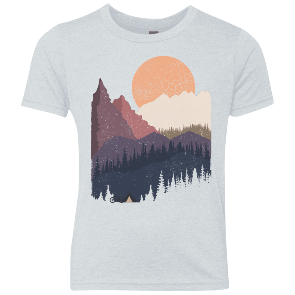 Scenic Camping Youth Triblend T-Shirt