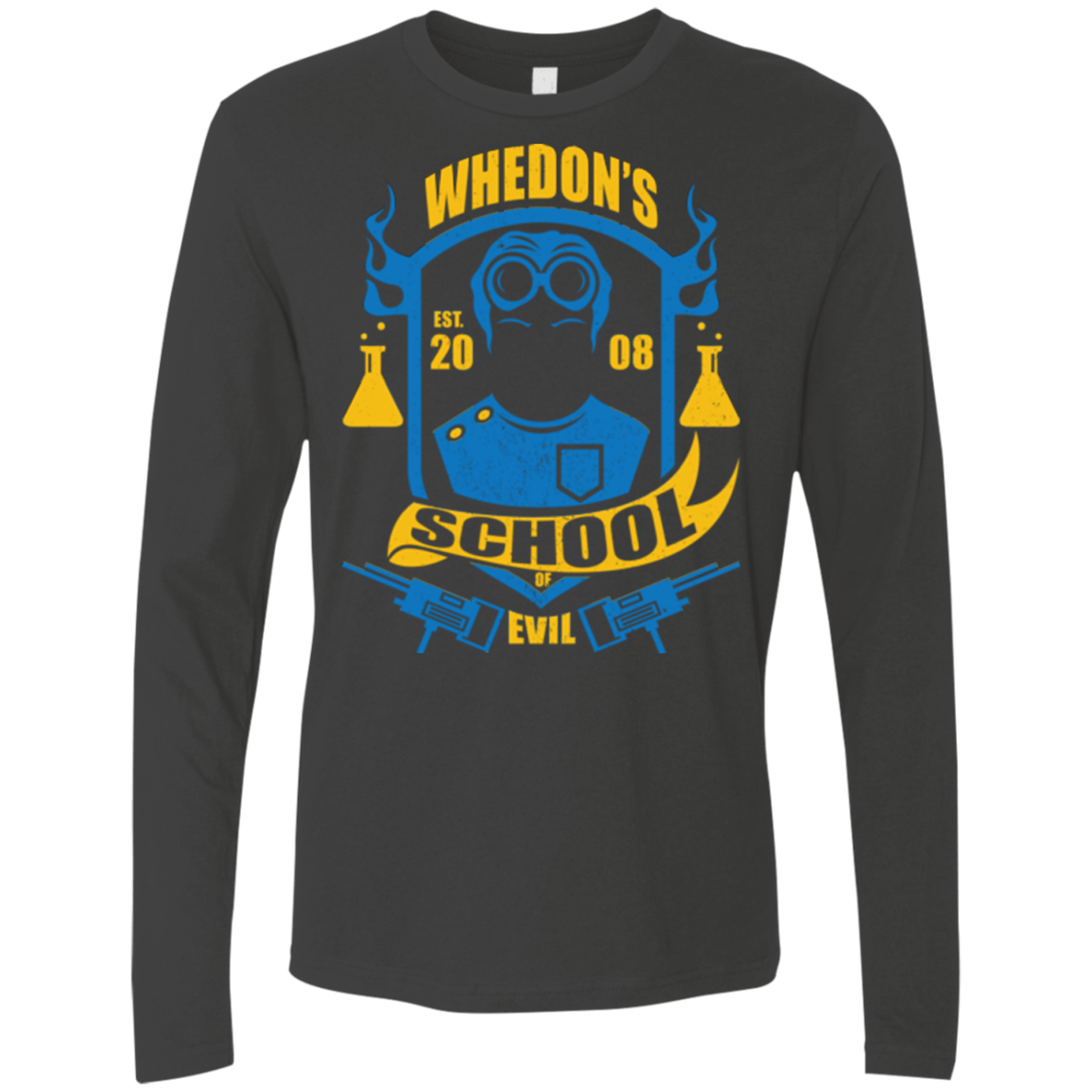 T-Shirts Heavy Metal / Small School of Evil Men's Premium Long Sleeve