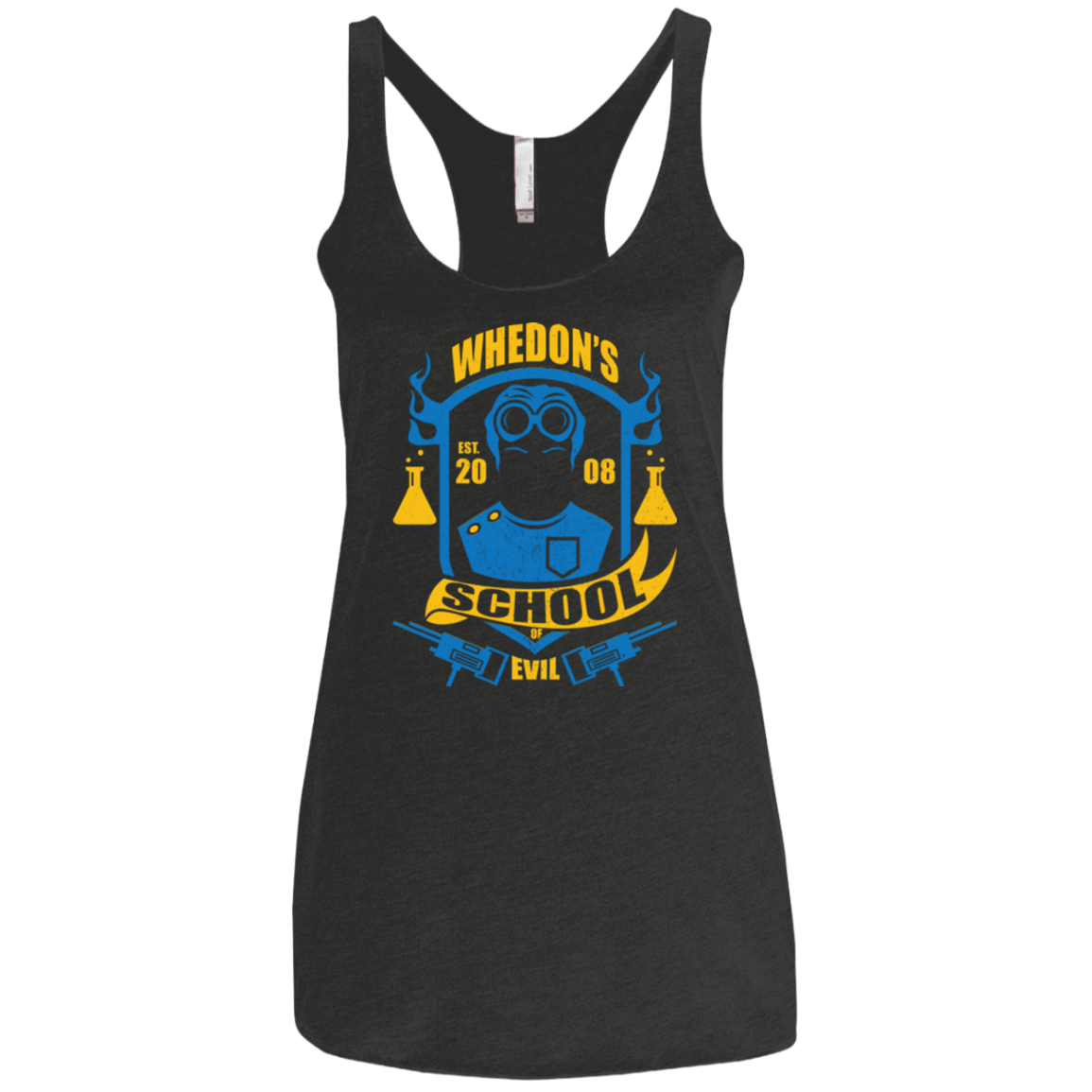 T-Shirts Vintage Black / X-Small School of Evil Women's Triblend Racerback Tank