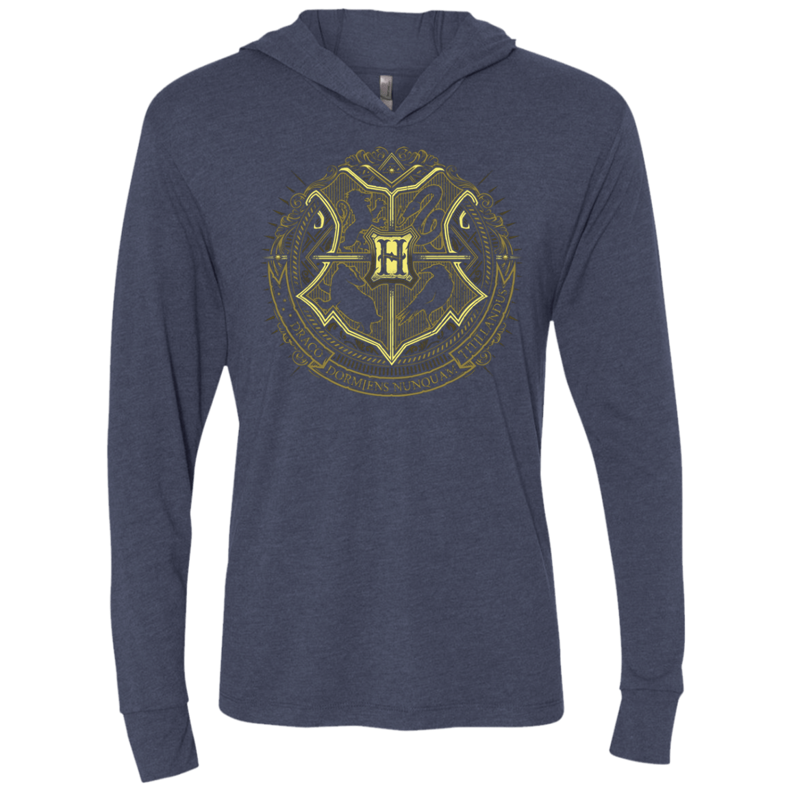 T-Shirts Vintage Navy / X-Small School of Magic Triblend Long Sleeve Hoodie Tee