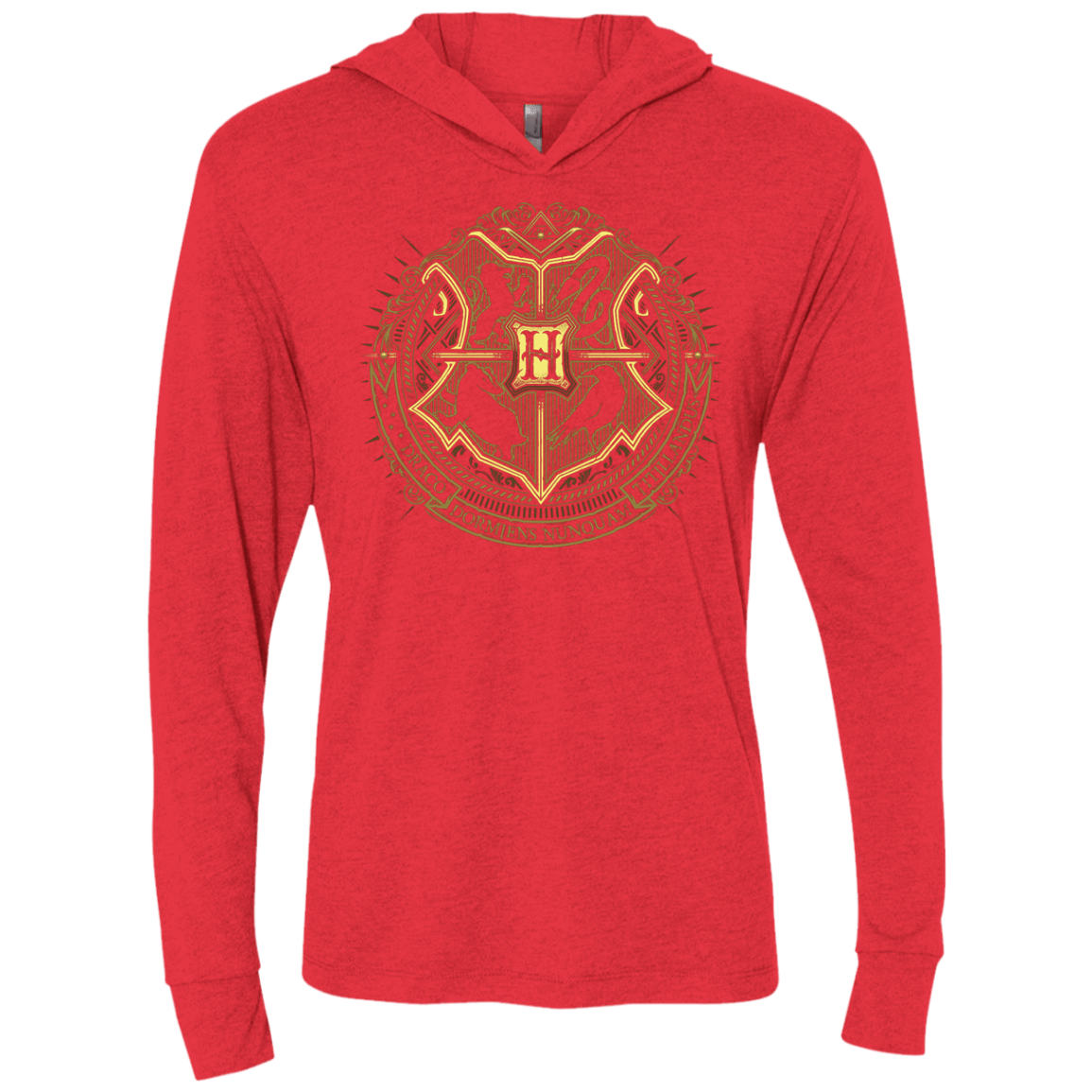 T-Shirts Vintage Red / X-Small School of Magic Triblend Long Sleeve Hoodie Tee