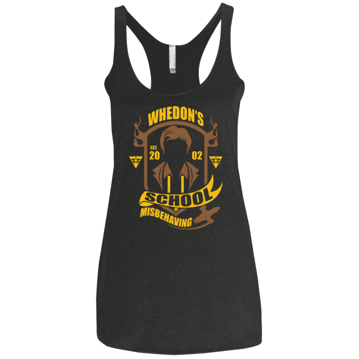 T-Shirts Vintage Black / X-Small School of Misbehaving Women's Triblend Racerback Tank