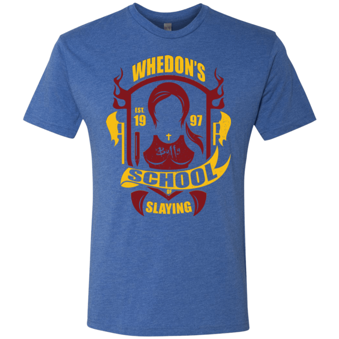 T-Shirts Vintage Royal / Small School of Slaying Men's Triblend T-Shirt