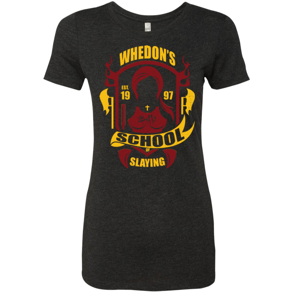 T-Shirts Vintage Black / Small School of Slaying Women's Triblend T-Shirt