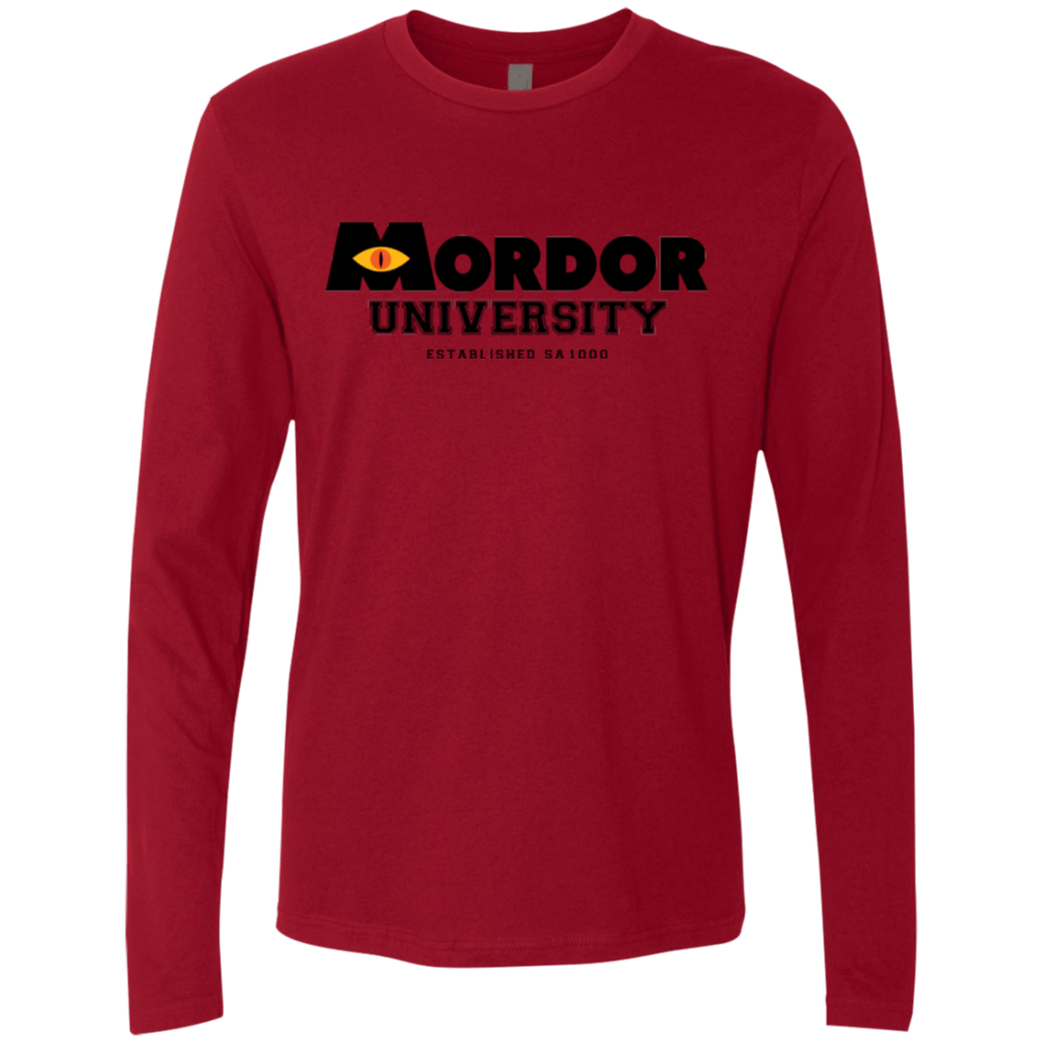 T-Shirts Cardinal / Small School To Rule Them All Men's Premium Long Sleeve