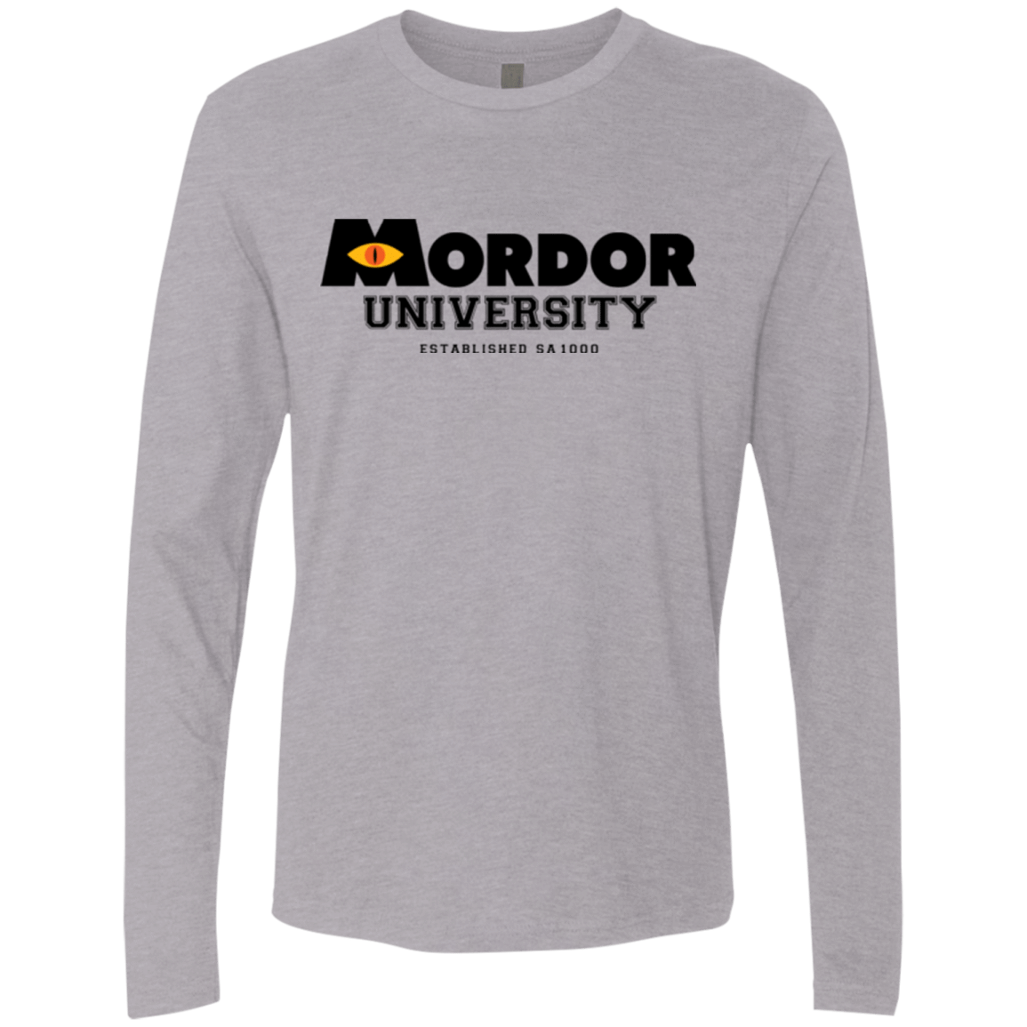 T-Shirts Heather Grey / Small School To Rule Them All Men's Premium Long Sleeve