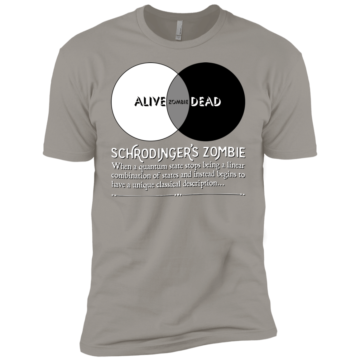 T-Shirts Light Grey / YXS Schrödinger's Zombie Boys Premium T-Shirt