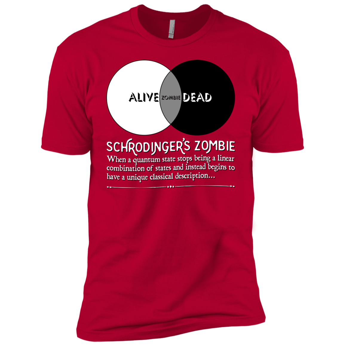 T-Shirts Red / YXS Schrödinger's Zombie Boys Premium T-Shirt