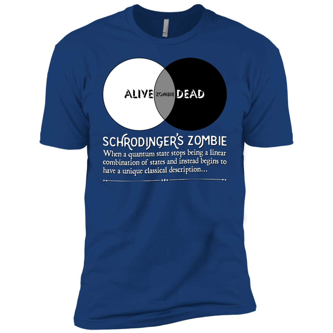 T-Shirts Royal / YXS Schrödinger's Zombie Boys Premium T-Shirt