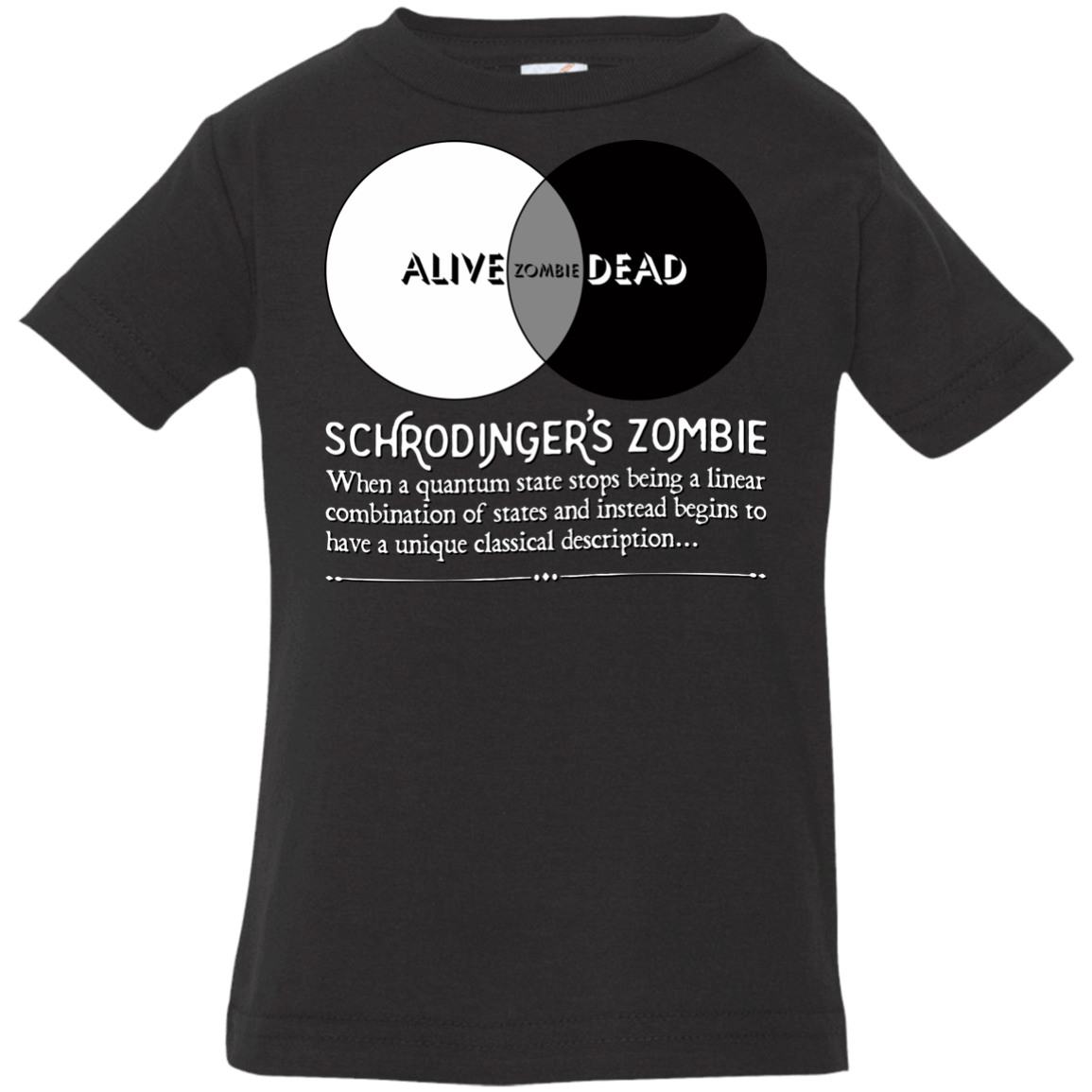 T-Shirts Black / 6 Months Schrödinger's Zombie Infant PremiumT-Shirt