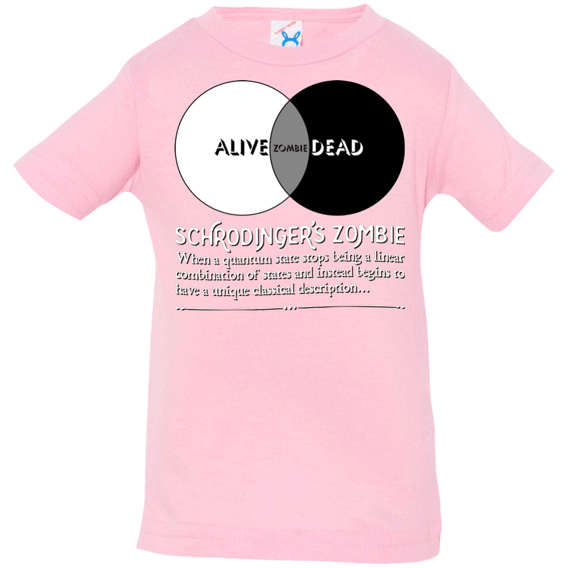 T-Shirts Pink / 6 Months Schrödinger's Zombie Infant PremiumT-Shirt