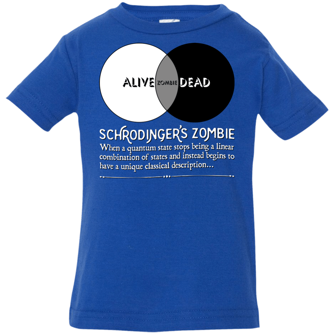 T-Shirts Royal / 6 Months Schrödinger's Zombie Infant PremiumT-Shirt