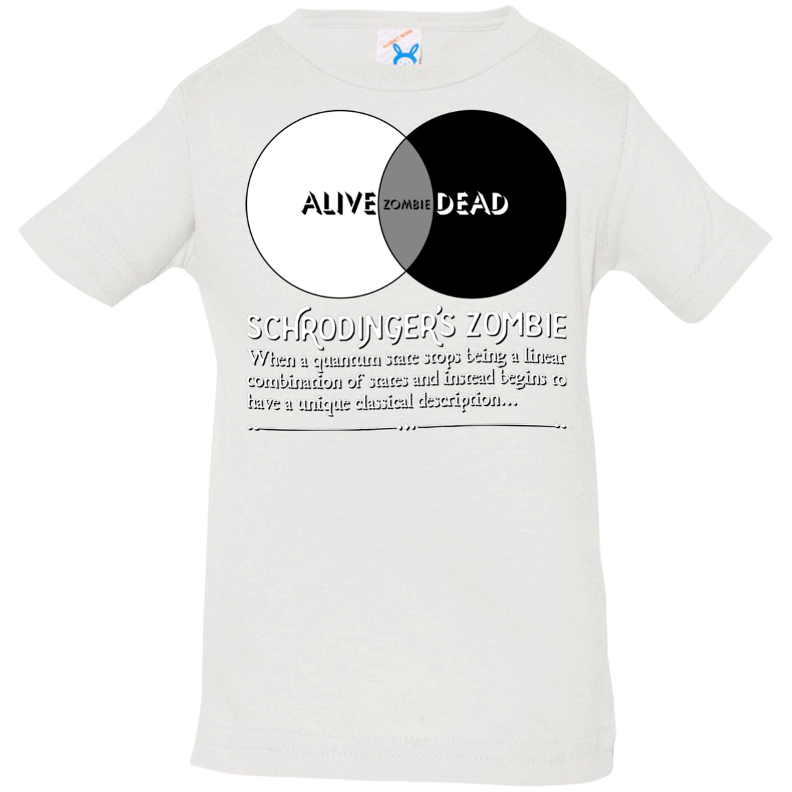 T-Shirts White / 6 Months Schrödinger's Zombie Infant PremiumT-Shirt