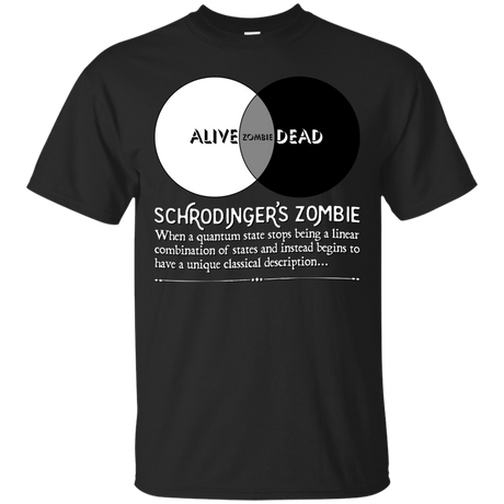 T-Shirts Black / Small Schrödinger's Zombie T-Shirt