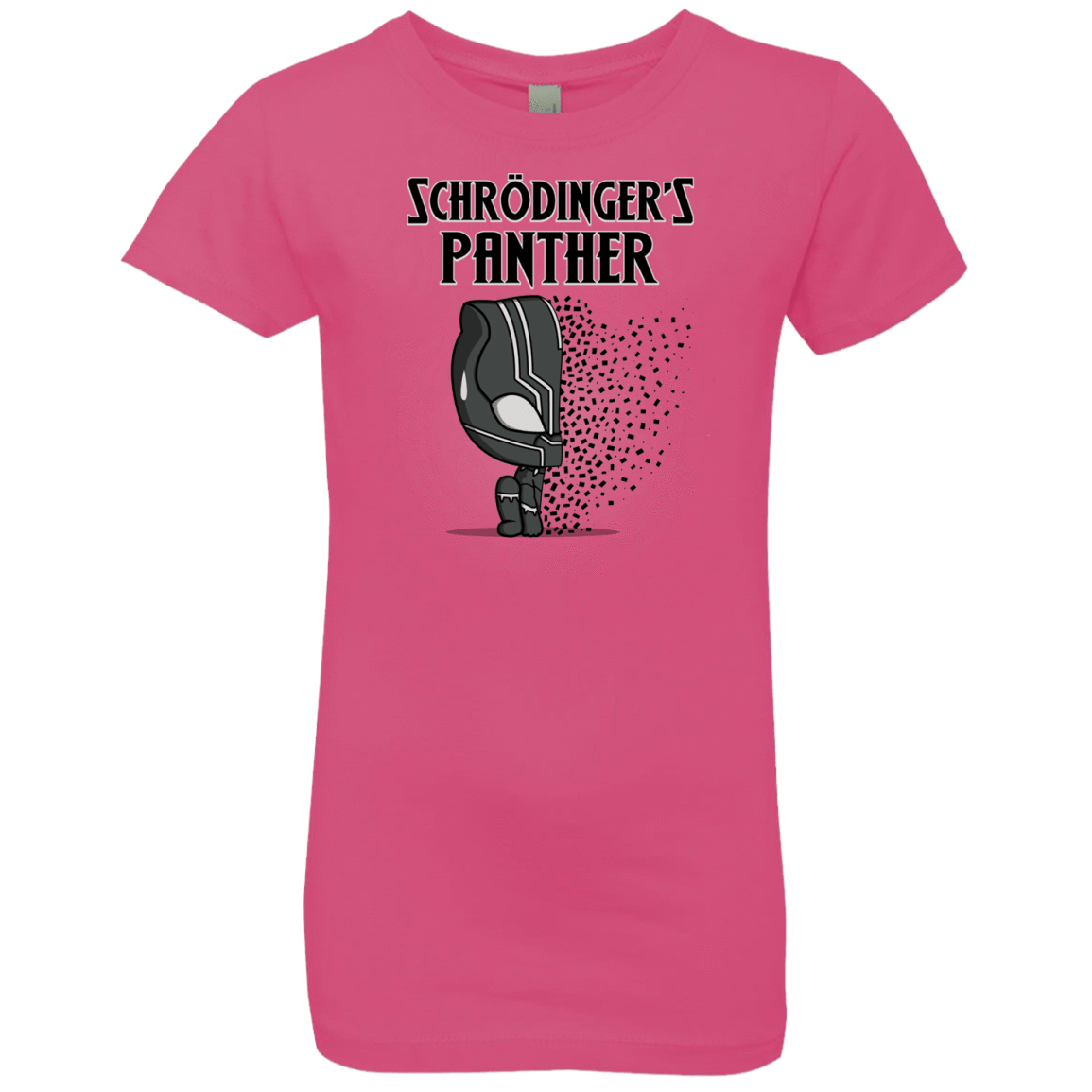 T-Shirts Hot Pink / YXS Schrodingers Panther Girls Premium T-Shirt