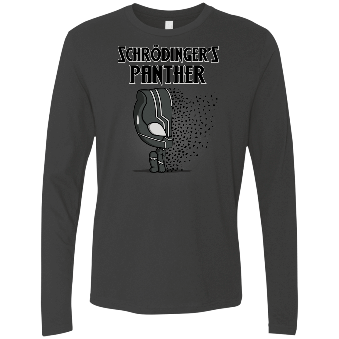 T-Shirts Heavy Metal / S Schrodingers Panther Men's Premium Long Sleeve