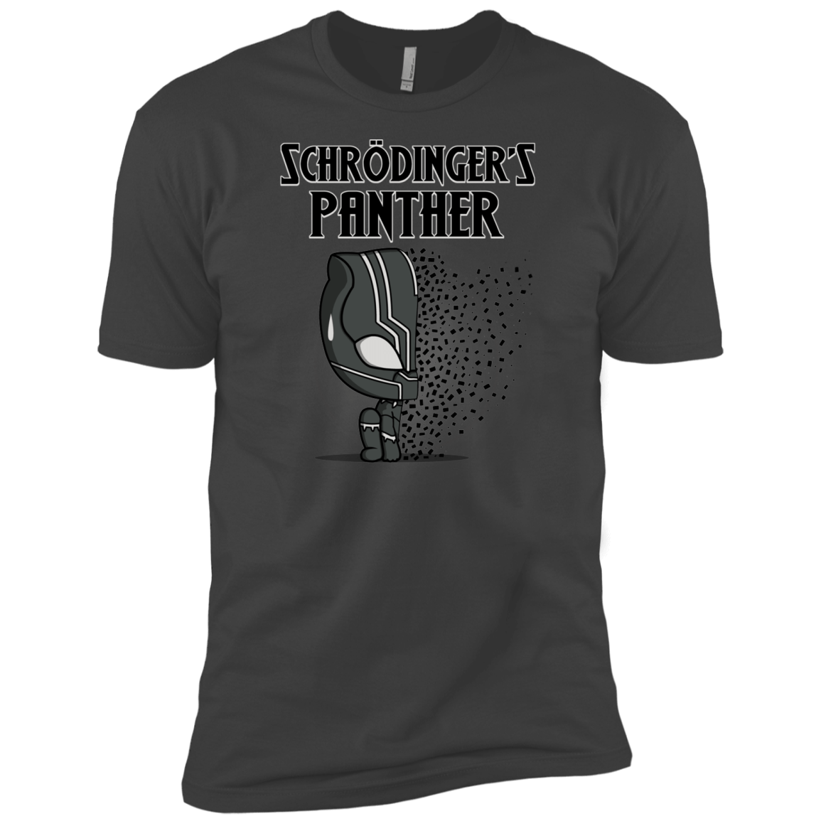 T-Shirts Heavy Metal / X-Small Schrodingers Panther Men's Premium T-Shirt