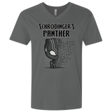 T-Shirts Heavy Metal / X-Small Schrodingers Panther Men's Premium V-Neck