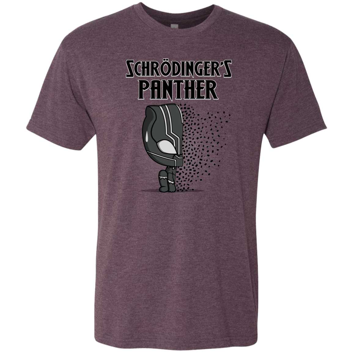 T-Shirts Vintage Purple / S Schrodingers Panther Men's Triblend T-Shirt