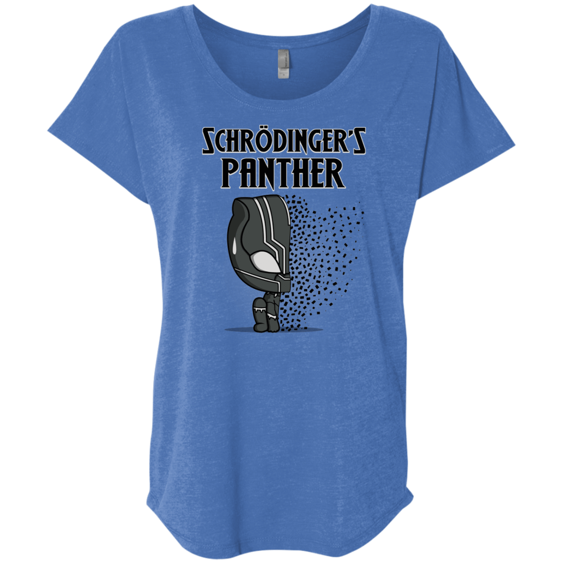T-Shirts Vintage Royal / X-Small Schrodingers Panther Triblend Dolman Sleeve