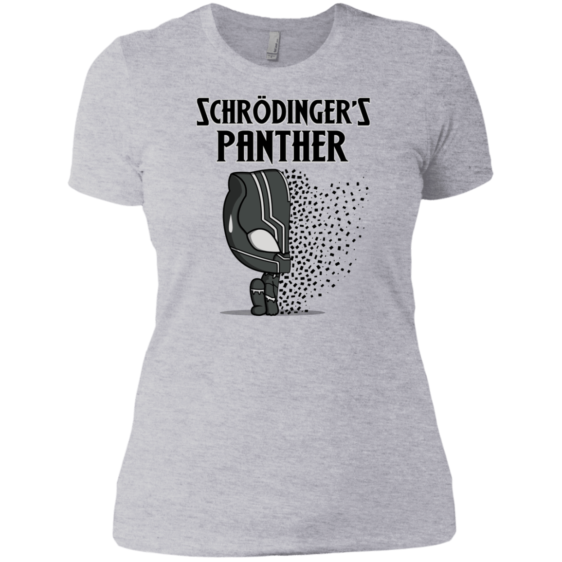 T-Shirts Heather Grey / X-Small Schrodingers Panther Women's Premium T-Shirt